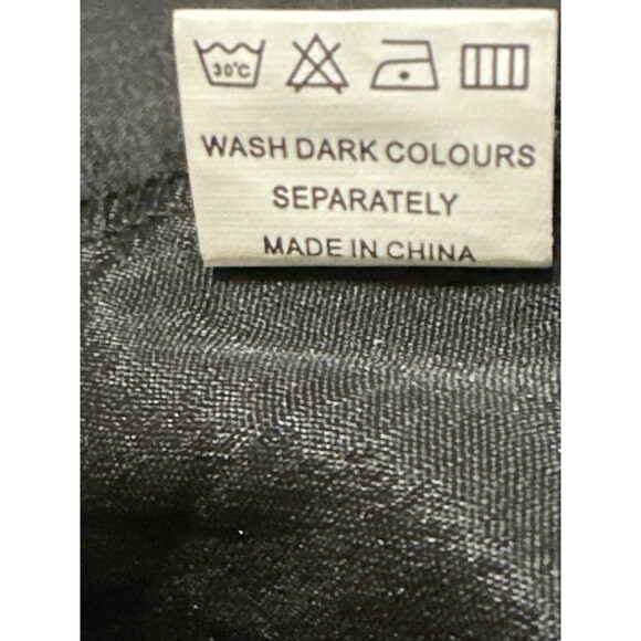 Urban Modesty Black Lattice Long Jumpsuit 2XL Modest Wear Belt Loops Lined New - Picture 9 of 9